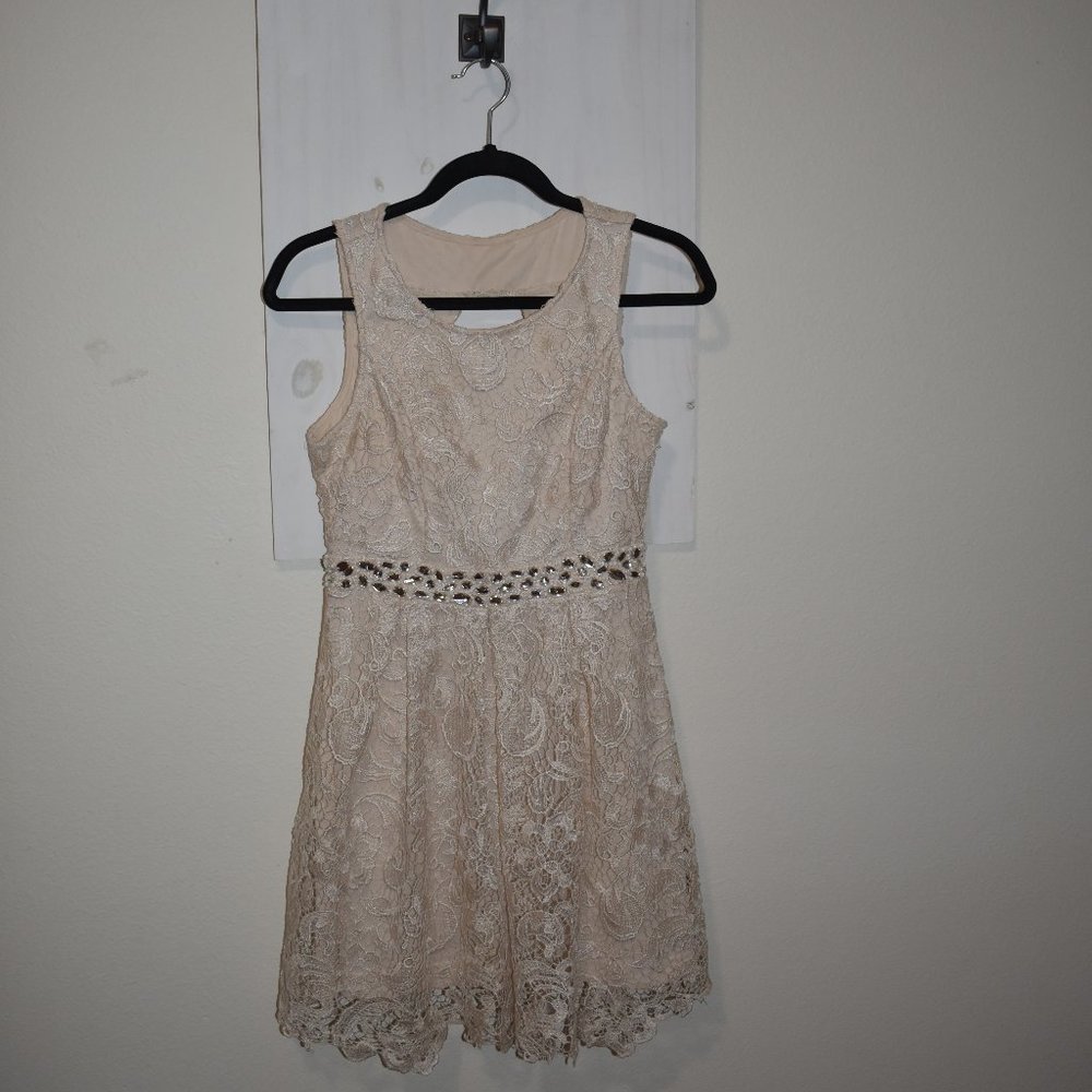 Fancy Champagne Dress